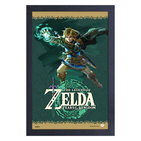 11X17 Framed Print-Zelda-Link Ultra Hand