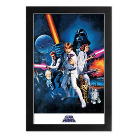 11X17 Framed Print-Star Wars-New Hope