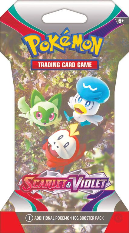 Pokemon Scarlet and Violet Sleeved Booster - English Edition