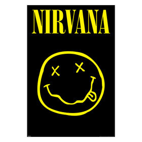 24X36 Poster-Nirvana-Smiley Logo