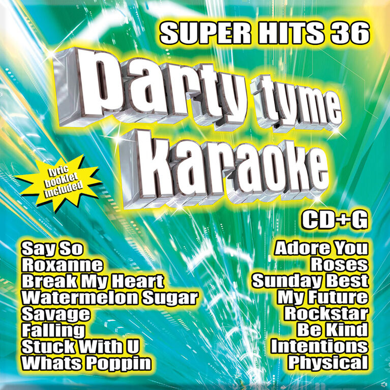 Party Tyme Karaoke - Super Hits 36 - Édition anglaise