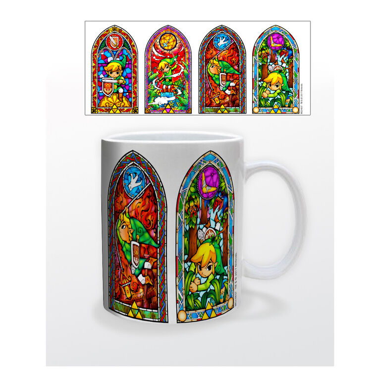 11 Oz Tasse-Zelda-Vitrail