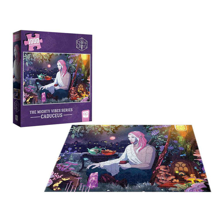 USAopoly Critical Role "The Mighty Vibes Series - Caduceus" 1000 Piece Puzzle - English Edition