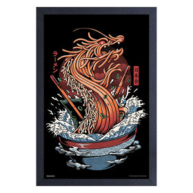 11X17 Framed Print-Ilustrata-Dragon Ramen