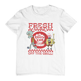 Spongebob  The Krusty Krab- White Tshirt-Small