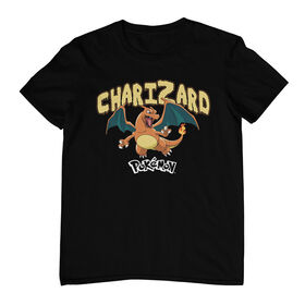 Pokemon Charizard- Black T-Shirt