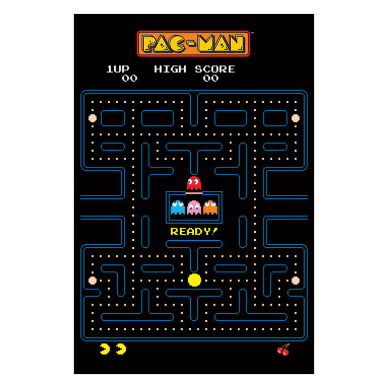 24X36 Affiche-Pac-Man-Labyrinthe