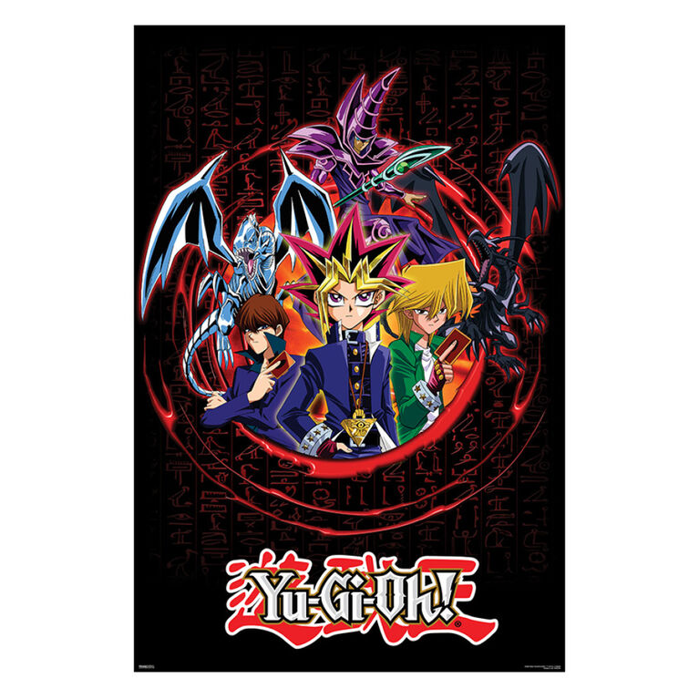 24X36 Poster-Yu-Gi-Oh-Group-Dragon