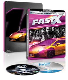 Fast & Furious Fast X Lmt Ed Excl Steelbook (4K) (Bilingual)