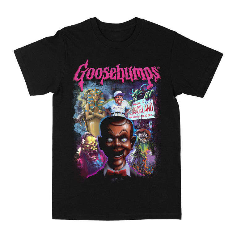 Goosebumps- Bootleg Collage- noir chemise