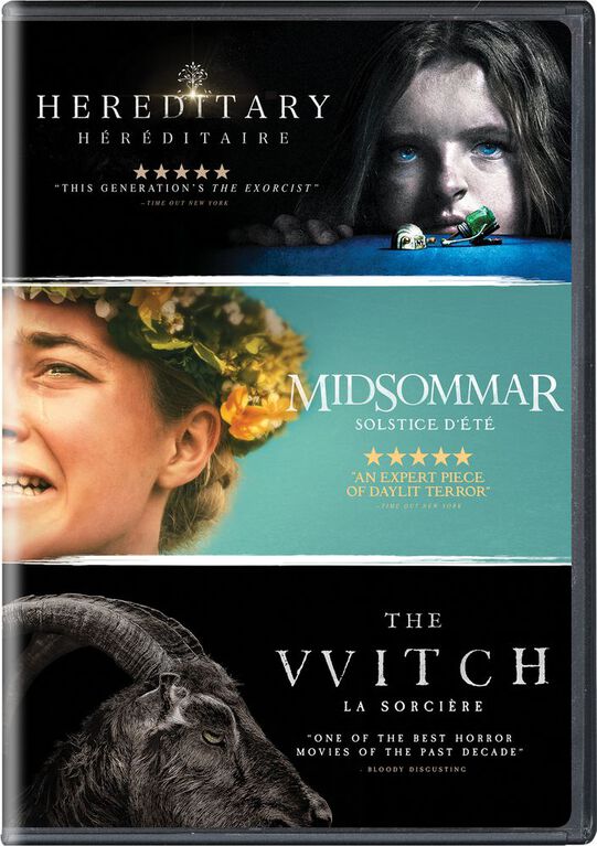 Horror Pack: The Witch, Hereditary, Midsommar [DVD]