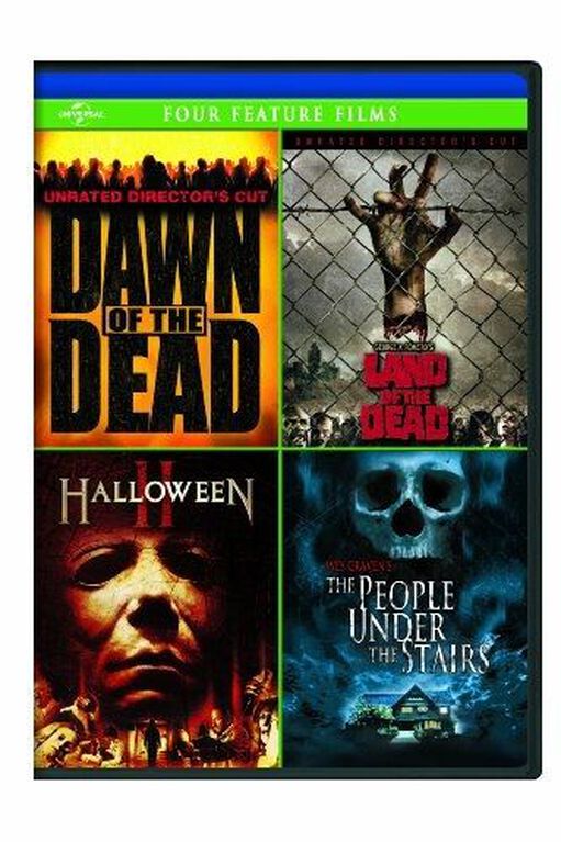 Horror 4-Pack (Dawn of the Dead / Land of the Dead / Halloween II / The People Under the Stairs)