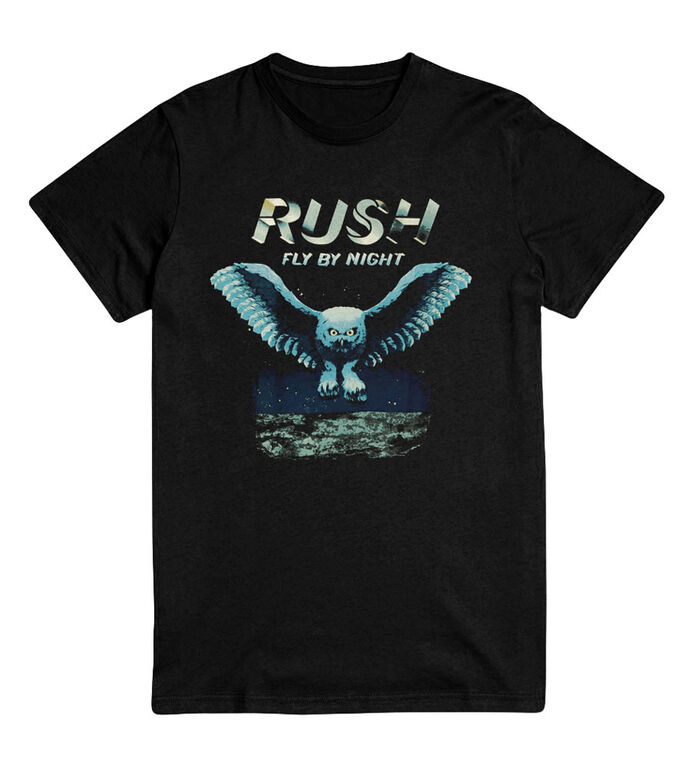 Rush-  Fly By Night- Black Tshirt-X Large