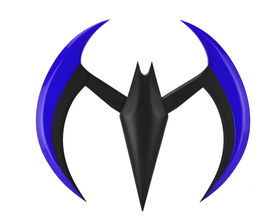 Batman Au-Delà- Prop Réplique - Batarang (Bleu Avec Lumières)