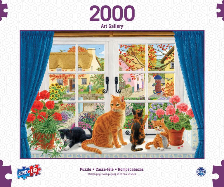 Sure-Lox Art Gallery Assorted 2000 Piece Puzzles