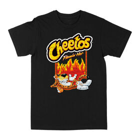 Cheetos Flamin Hot- Black Tshirt- Large