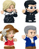 ​Coffret Schitt's Creek Little People Collector en édition spéciale offert dans une boîte-cadeau de présentation pour les adultes et les fans, 4 figurines