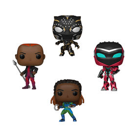 POP!:Black Panther Wakanda Forever paquet de 4