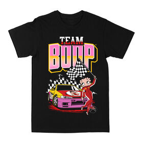 Betty Boop- Team Boop-Black Tshirt-Medium