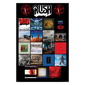 24X36 Poster-Rush-Album Covers