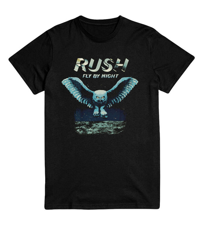 Rush-  Fly By Night- Black Tshirt-Medium