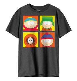 South Park- Pop Art Black Tshirt-Medium
