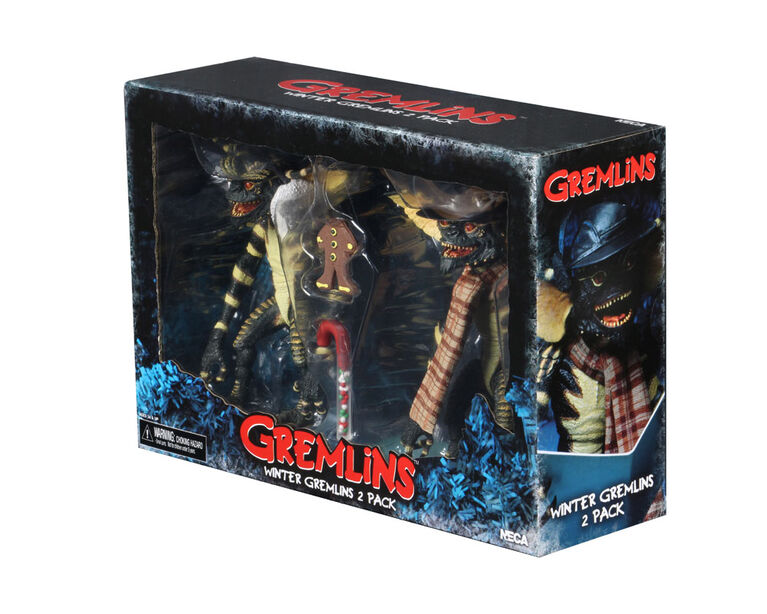 Gremlins - 7" Figurine- Chant De Noël Scène Hivernale