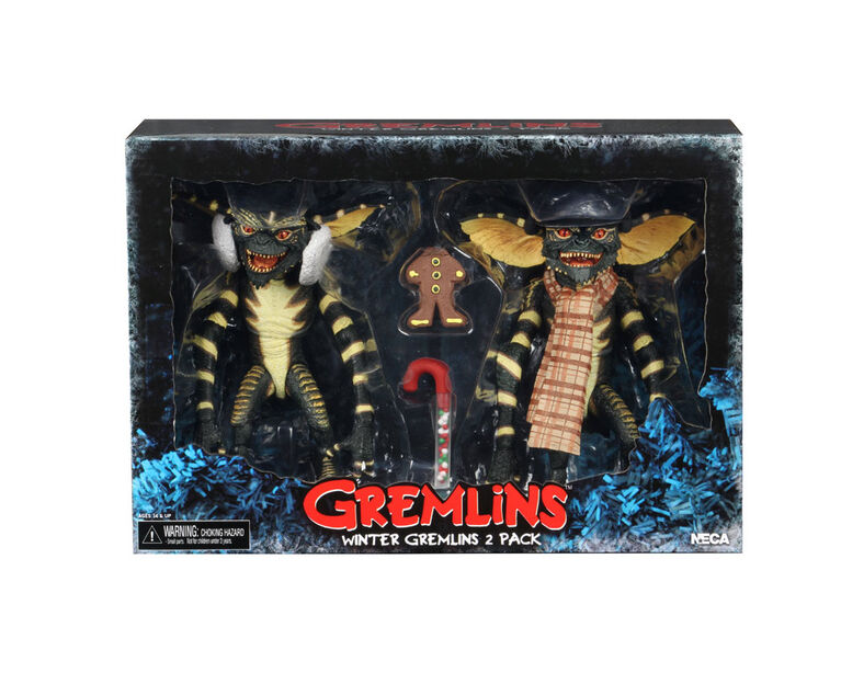 Gremlins - 7" Figurine- Chant De Noël Scène Hivernale