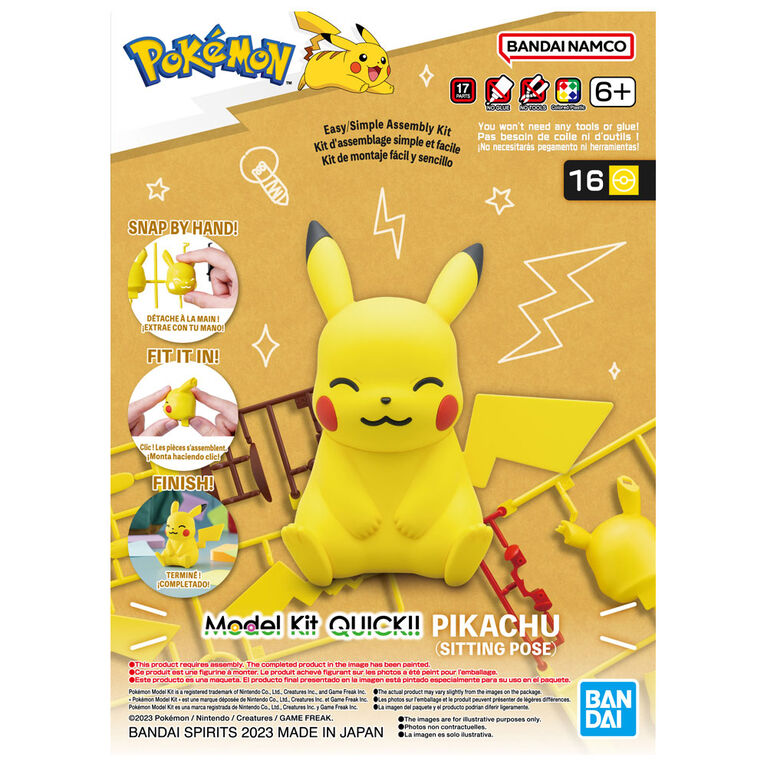 Pokemon maquette rapide séance Pikachu