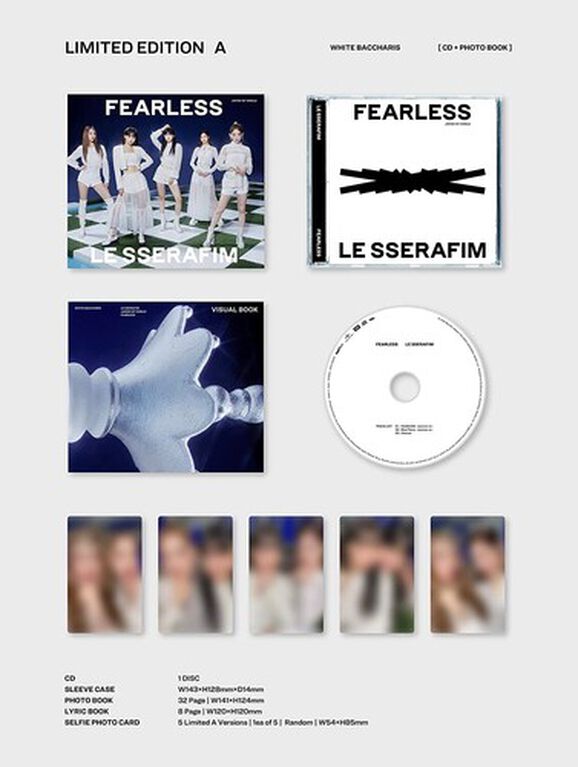 Le Sserafim - LE SSERAFIM - Fearless (Limited Edition A - CD + Photobook)