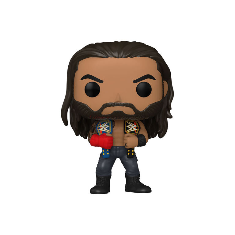 Funko POP WWE: Roman Reigns avec Belts Figurine En Vinyle