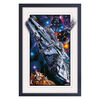 11X17 Faux Matte-Star Wars-Millenium Falcon