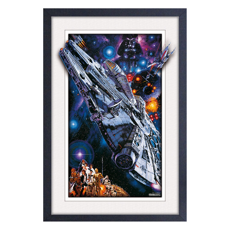 11X17 Faux Matte-Star Wars-Faucon du millénaire