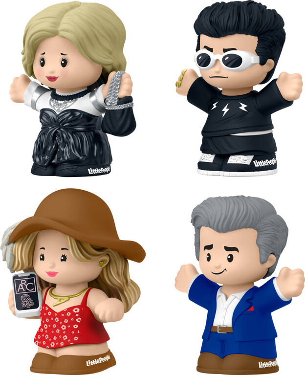 ​Coffret Schitt's Creek Little People Collector en édition spéciale offert dans une boîte-cadeau de présentation pour les adultes et les fans, 4 figurines