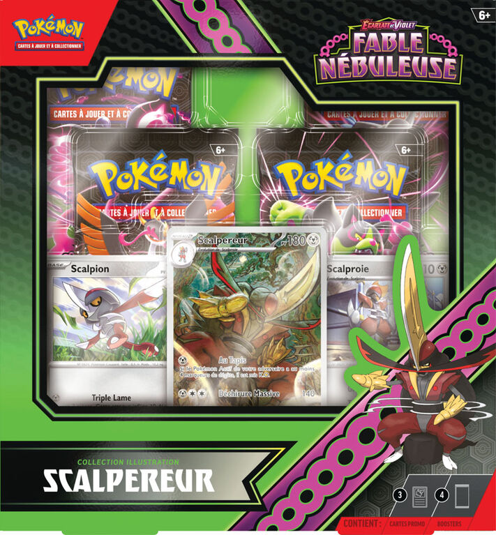 Pokemon SV6.5 Shrouded Fable Kingambit Illustration Collection - French Edition