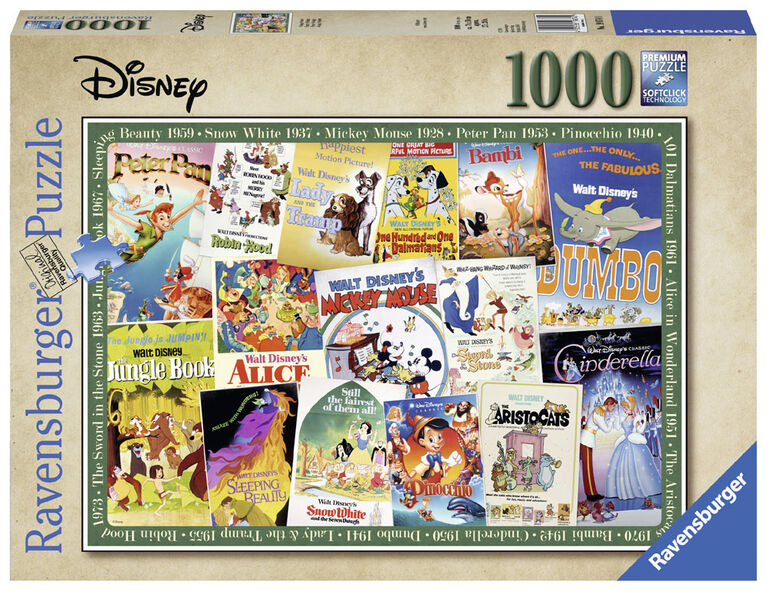 Ravensburger: Disney Collector Vintage Movies 1000 PC Puzzle