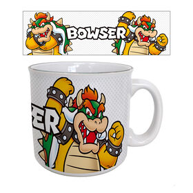 20 Oz Mug-Super Mario-Bowser-Name