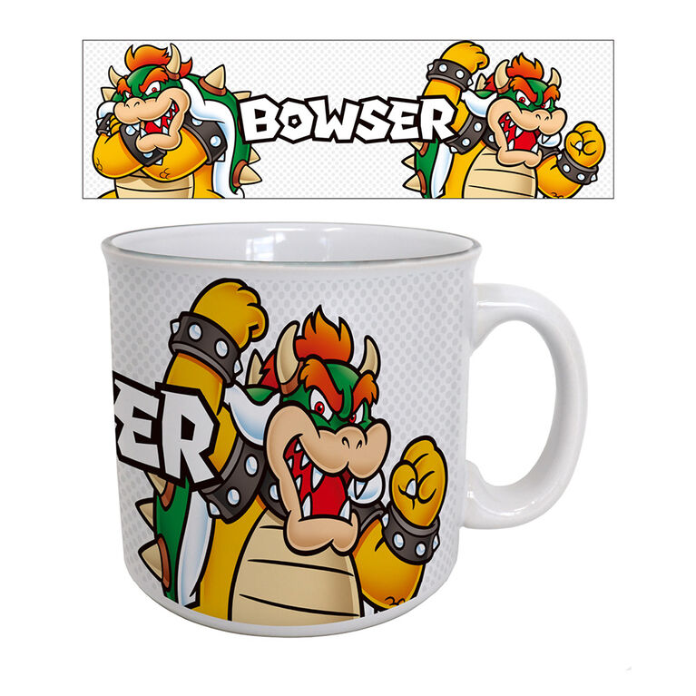 20 Oz Tasse-Super Mario-Bowser-Nom