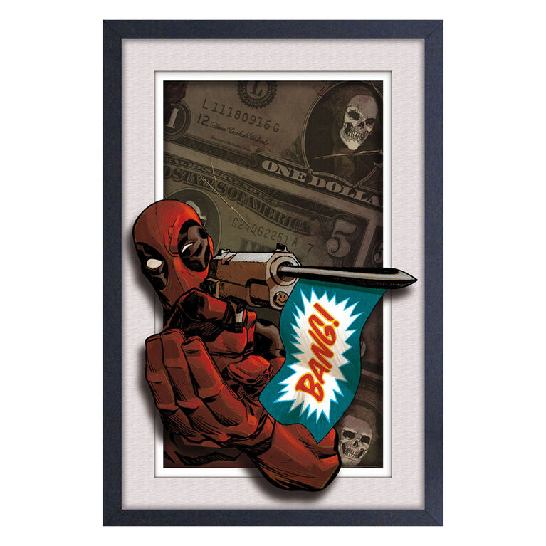 11X17 Faux Matte-Deadpool-Bang!