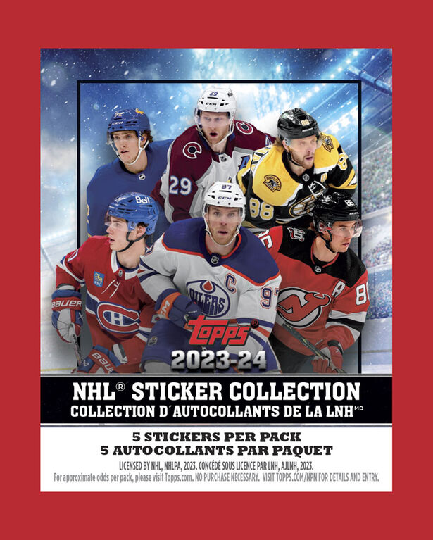 Collection d'autocollants LNH 2023-24